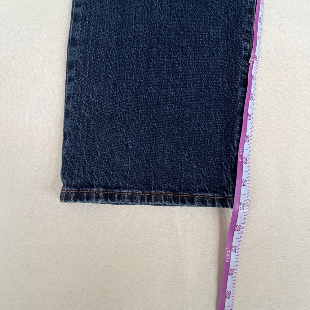 Levi’s Ribcage Straight Ankle Women’s Sz 32 Casual Boho Preppy - Picture 7 of 7